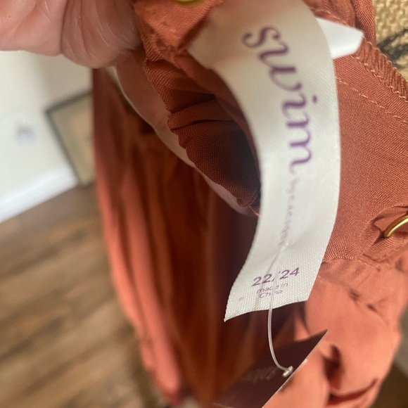 Swim by Cacique Coral Beach Cover Up with stylish fringe size 22/24- - Picture 8 of 10